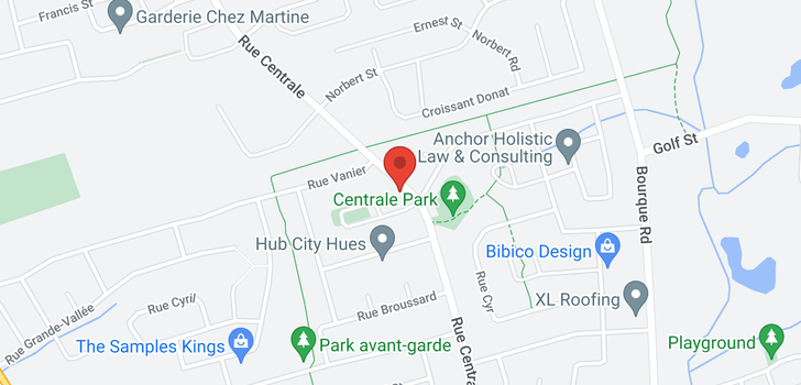 map of 725 Centrale